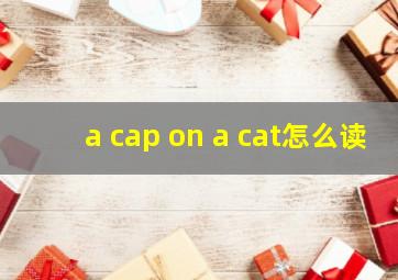 a cap on a cat怎么读